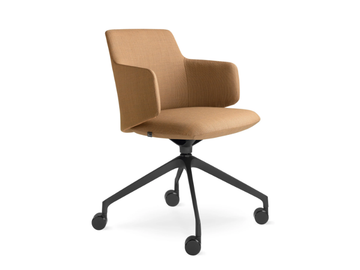 MELODY MEETING 360 F75-N1 - Height-adjustable trestle-based chair with castors by LD Seating - view 2